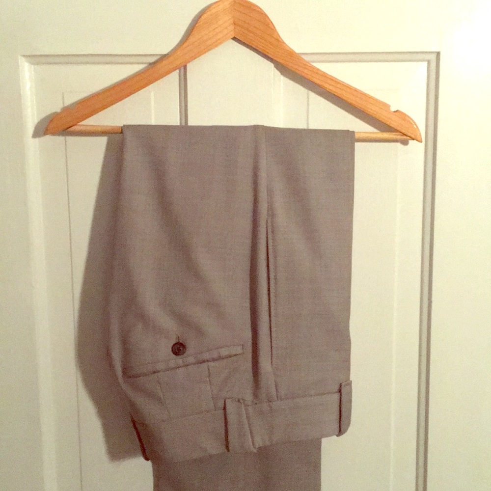 Incotex designer grey dress pants